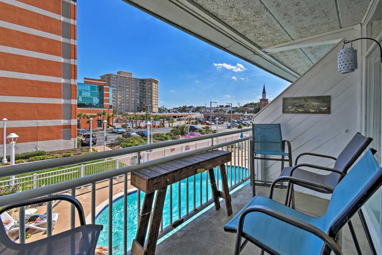 Oceanfront Resort Studio On Virginia Beach! Bagian luar foto