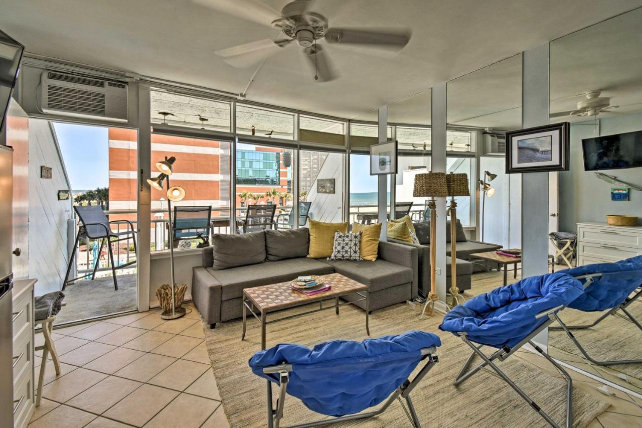 Oceanfront Resort Studio On Virginia Beach! Bagian luar foto