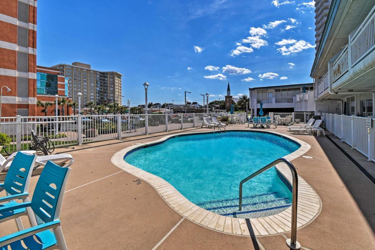 Oceanfront Resort Studio On Virginia Beach! Bagian luar foto